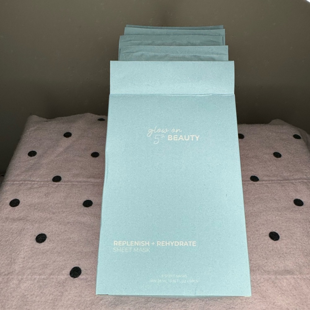Glow on 5th beauty replenish and rehydrate sheet mask